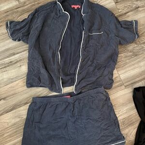 Simply Southern Navy Blue Pajama Set